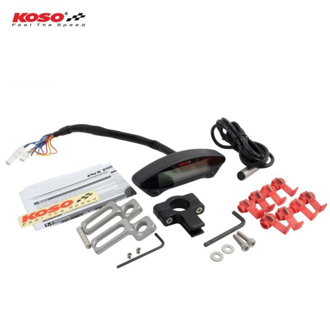 KOSO Tacho DB EX-02 digital mit ABE – schwarz