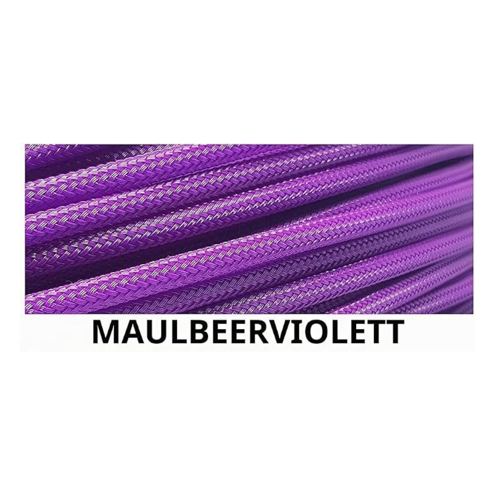 Geflechtschlauch Maulbeerviolett