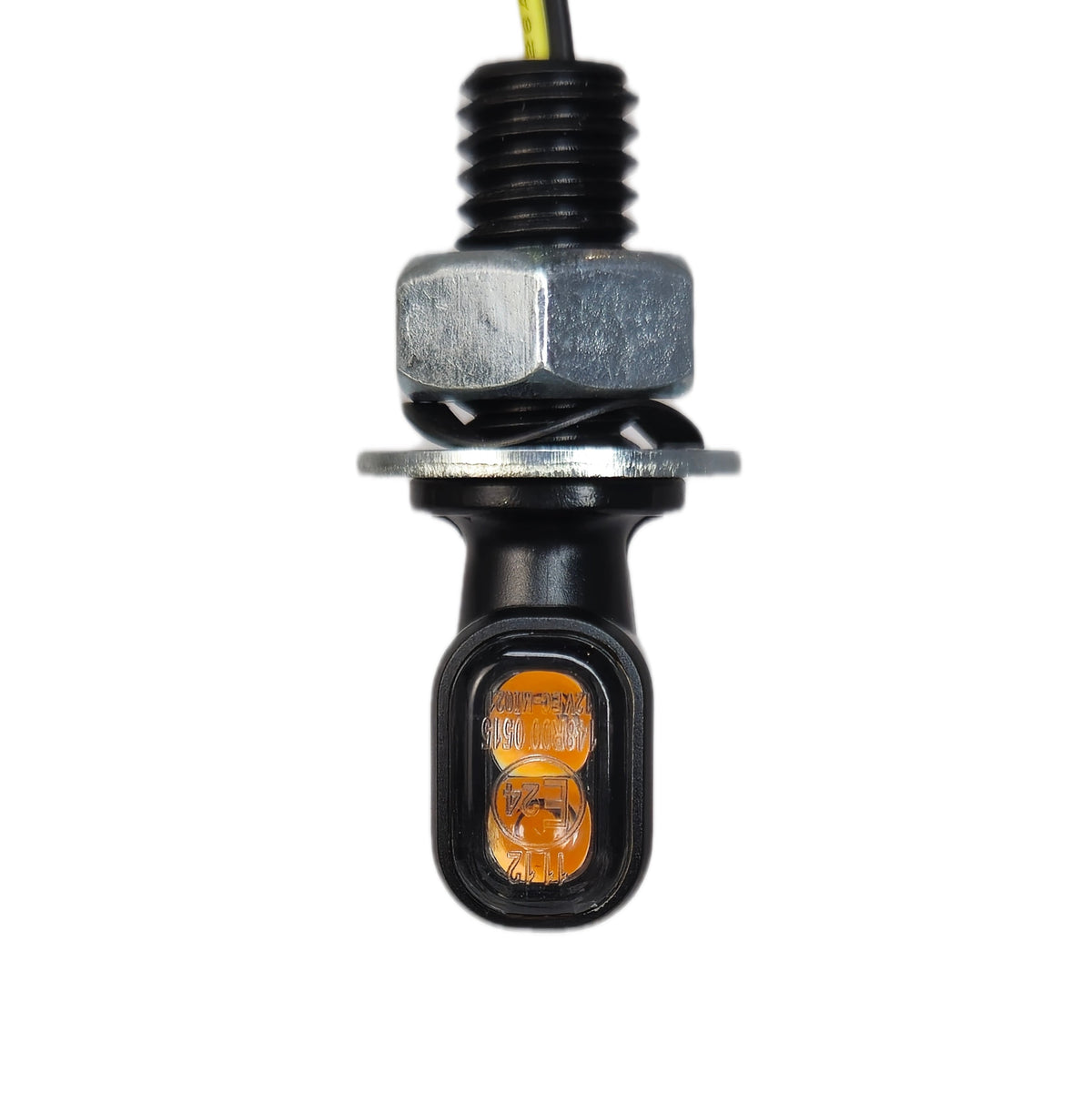 2x Vision-TS LED Blinker, universal schwarz + getönt, E-geprüft, 12V Blinker, Vorn & Hinten